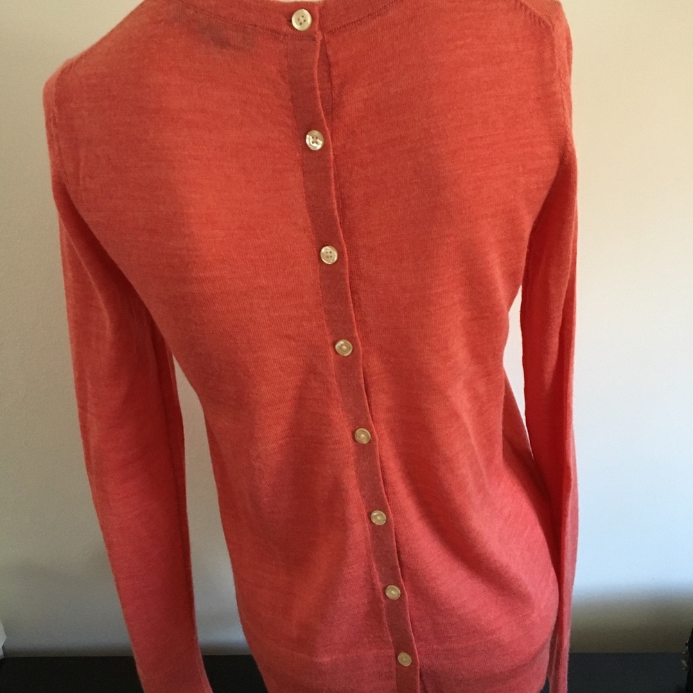 Ann Taylor Back Button Sweater